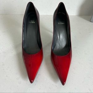 Stuart Weitzman Red Ombré Fever
